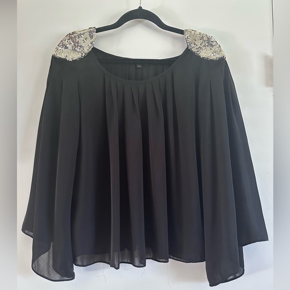 Claque Label chiffon top, small - Picture 1 of 4
